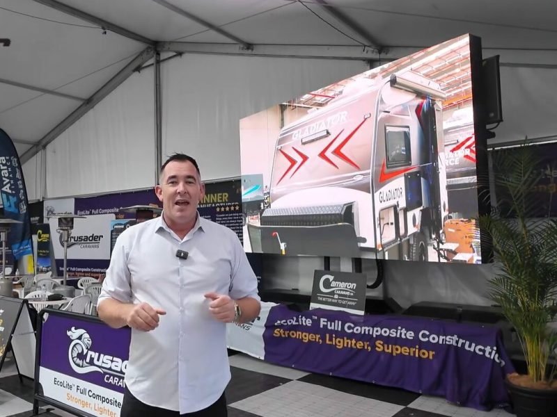 8sqm LED Screen Hire Adelaide Caravan Show